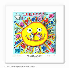 Ray of sunshine, sunshine coast, little miss sunshine, eternal sunshine of the spotless mind, sunshine state. James Rizzi Sunshine 3d Bild Galerie Hunold