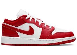 Jordan 1 Low Gym Red White Gs In 2020 Air Jordans Jordan 1 Low Nike Jordan