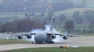 The filesystem library, the library fundamentals v1 (including optional, any, string_view, polymorphic allocators, searchers, apply), parallelism v1 (including execution policies, reduce, inclusive_scan, exclusive_scan), but removing exception_list. U S Air Force Boeing C 17 Departure At Zurich Airport Insane Stol Takeoff Youtube