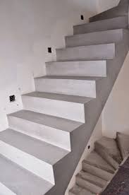 Betontreppe Sichtbetontreppe Beton Cire Beschichten Betontreppe Treppe Betonoptik