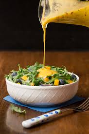 Step 1 mix mangoes, onion, red bell pepper, and cilantro leaves together in a bowl. Sweet And Spicy Mango Salad Dressing The Cafe Sucre Farine