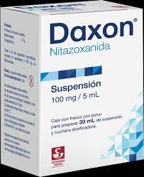 Nitazoxanida actúa sobre los protozoos y bacterias anaerobias inhibiendo la priruvato ferredoxin oxidoredctasa (pfor), enzima esencial en el metabolismo anaerobio; Daxon Plm