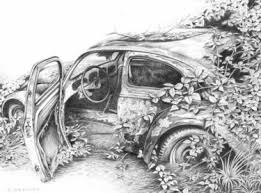 3 kereta karat tersadai di semak samun credit to cgu seni. Eric Berthet France Artiste Dessinateur Contemporain Artmajeur