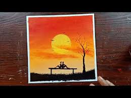 But how exactly do you do get started? Easy Acrylic Painting Sunset Scenery Daily Challenge Abstract Romantic Couple Painting Painting With Oil Paints
