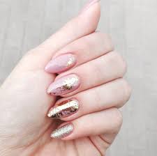 Rose Gold Abstract Nail Design Ideas Min Ecemella Therefore, women who don't want to be 'that much' would prefer to choose this look.