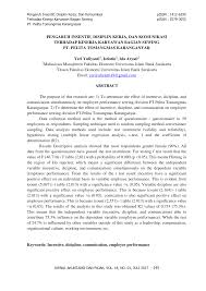 Pengaruh budaya organisasional dan komitmen organisasional terhadap kinerja karyawan dengan organizational citizenship behavior (ocb) sebagai variabel intervening (studi kasus pada karyawan tetap fakultas ekonomi universitas. Http Www Jurnal Stie Aas Ac Id Index Php Jap Article Download 92 81