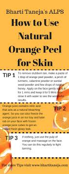Bharti Taneja S Tips On How To Use Natural Orange Peel For Skin For More Tips Visit Our Website Www Bhartitanej Beauty Clinic Makeup Academy Hair Tips For Men