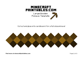 Pin En Minecraft Printable Papercrafts