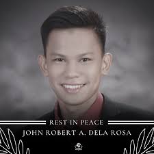 John Robert A. Dela Rosa, a former JHS Bedan Athlete, Class of 2019, has  joined our Creator. He was not only a passionate athlete, but also a  wonderful person and a dear