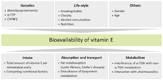 Factors Influencing The Bioavailability Of Vitamin E Some Factors Download Scientific Diagram