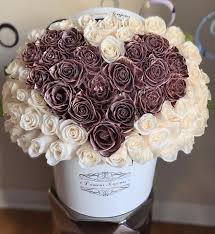 Maybe you would like to learn more about one of these? Rose Gold Heart Signature Box By L Amour Toujours Flower Boutique