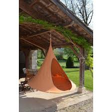 The double cacoon hanging chair is for two adults stretched out or blissed out! Cacoon Double Hanging Nest Chair Orange Mango Simply Hammocks