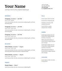 A resume is a document commonly used in the hiring process. 5 Google Docs Resume Templates And How To Use Them The Muse