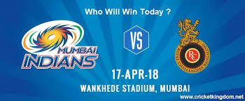 That's all from us tonight. Ipl 2018 Who Will Win Today Match Of Mumbai Indians Vs Royal Challengers Bangalore By Cricket Kingdom Medium