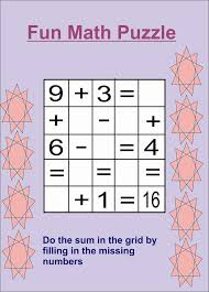 There is also a link to download a free printable pdf math riddles worksheet and answer key that shares all of these riddles at the end of this post!. Math Puzzles Image Quotes Quotesgram Maths Puzzles Fun Math Math For Kids