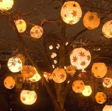 Hunted Wedding Inspiration Autumn Harvest Wedding Leaf Lantern Fall Lanterns Paper Lanterns