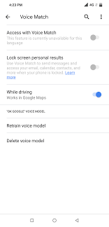 Unfortunately, you dont have a keyboard to do this!. Access With Voice Match Grey Out After Upgrading To Android 9 0 On Oneplus 5t Device Google Assistant Community