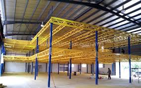 Steel structures are assembly of structural steel shapes joined together by means of riveted / bolted or welded connections. Steel Structure Platform Supplier Penang Malaysia Skl