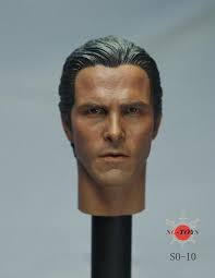 1/6 Bruce Wayne Christian Bale Head Sculpt 2.0 For Hot Toys