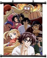 Amazon.com: Historys Strongest Disciple Kenichi Anime Fabric Wall Scroll  Poster (16