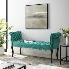 House Of Hampton Mcarthur Upholstered Bench Upholstery Velvet Bench Velvet Furniture Upholstered Bench
