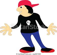 Does a cartoon taco gangster count? Cartoon Gangster Kartoon Gangster Vektor Canstock