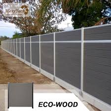 Insect Resistance WPC Outdoor Garden Fence