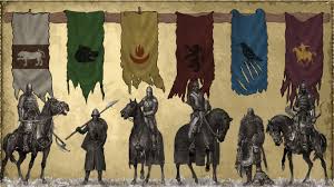 If you're restarting your game playing a male character, you may want to join a faction first, and build up rep, money, and right to rule. Mount And Blade Warband Faction Banners Vexillology
