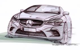 Mercedes Benz E Class Coupe Design Sketch Car Body Design Concept Car Design Car Design Concept Car Sketch