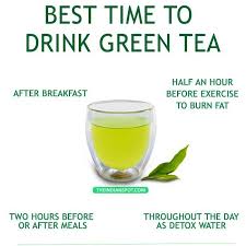 Best Time To Have Green Tea Never Have Green Tea On An Empty Stomach Not Immediately After Meals Either No Green Tea Detox Detox Tea Diet Green Tea Benefits
