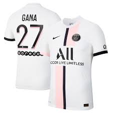 Maybe you would like to learn more about one of these? Paris Saint Germain Away Vapor Match Shirt 2021 22 With Gana 27 Printing
