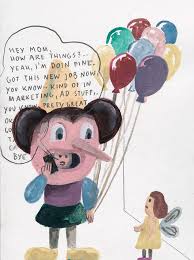 stephan dybus painted illustrations combine humour with misfortune it s nice that illustration painting illustration misfortune