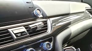 On the outside, the more athletic sheetmetal that debuted for being the always competitive midsize sedan that it is, the accord's interior hits all the right notes. Dashboard Trim Carbon Fiber For Honda Accord 2018 2019 Youtube
