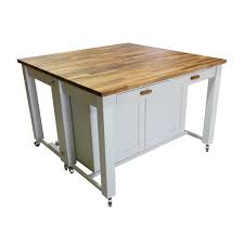 With a warm yet industrial vibe, the annaleese kitchen island with 2 stool set will add an upscale elegance and organization to your kitchen or dining area. Freestanding Kitchen Large Island Unit Rainbows Furniture