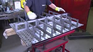 Welding Tech How To Build A Certiflat Modular Welding Table From Start To Finish Welding Table Welding Welding Table Diy