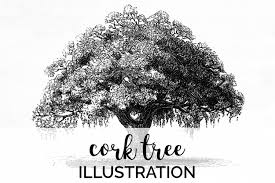 Download transparent dead tree png for free on pngkey.com. Tree Clipart Black And White Cork Tree 199700 Illustrations Design Bundles