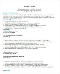 The sample resume below will give a candidate a strong idea of how to proceed constructing their resume. Security Guard Resumes 10 Free Word Pdf Format Download Free Premium Templates