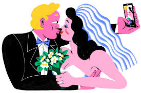 After thirty years of marriage , mr and mrs johnson are still as happy as they were of the day of their wedding. The Age Of The Internet Wife Guy The New York Times