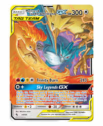 Legendary pokemon coloring pages xerneas coloring4free. Moltres Zapdos Articuno Gx Pokemon Unified Minds Tag Team Transparent Png Download 5191845 Vippng