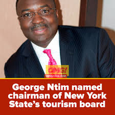 The Black star shines wherever it goes! Ghana no dey carry last...  --------------------------- George Ntim, the Market Director of Diplomatic  and Community Relations at New York City Marriott Hotels, has been elected