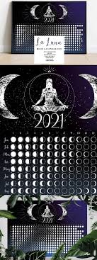 La Luna Moon Calendar 2021 In 2020 Moon Calendar Luna Moon Cool Calendars