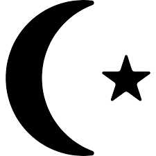 Half Moon And Star Free Shapes Icons