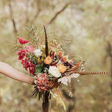 Gorgeous silk keepsake bouquet done in fall colors. 27 Wildflower Bouquets For A One Of A Kind Bride