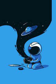O wallpaper especialmente feito pra ele, pois ajuda a esconder sua câmera frontal. Papeis De Parede Para Celular Design Research Ideas Papel De Space Art Art Wallpaper Art