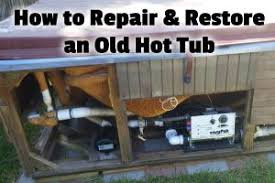 It's a stove that uses wood fuel with a small. Diy Hot Tub Refurbishment How To Repair Restore Yours Hot Tub Owner Hq
