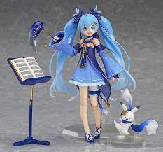 Figma Ex 037 Hatsune Miku Twinkle Snow Ver Pvc Action Figure Toy Gift Hatsune Miku Anime Figurines Miku Figures