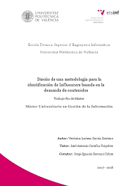 Diseno De Una Metodologia Para La Identificacion De Influencers Basada En La Demanda De Contenidos