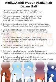 Arti 'air sembahyang' di kbbi adalah air untuk wudu (membersihkan diri sebelum salat). Wordless Amalkan Niat Ini Ketika Ambil Wuduk Cahaya Hayati