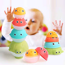 Great savings & free delivery / collection on many items. Morababy Baby Bath Stacking Toys With Organizer Bag 8 Stacking Cup Toys 4 Stack Up Squirts Animal Balls And 1 Floating Blue Octopus Bath Time Fun Splash Toys Gifts For Toddler 1 3 Years Pricepulse
