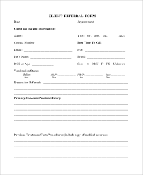 Remember to either apply this layout template that should complete the referral form setup, and anyone submitting the form should also be able save time by starting your support request online and we'll connect you with an expert. Free 10 Sample Referral Forms In Ms Word Pdf